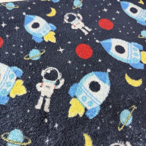 Amazon.com: Sleepwish Kids Blanket Dark Blue Sherpa Throw  Kids Navy Blue Outer Space Baby Blanket Rockets Stars Planets Moons Astronauts